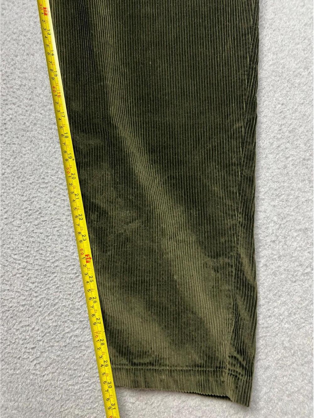 Vintage Jones New York Corduroy Pleated Straight Leg High Rise Pants Womens 14 - Picture 5 of 11
